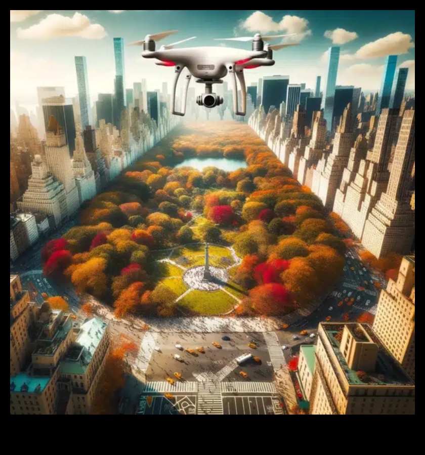 Estetica aeriană: înălțați spre noi culmi cu stiluri de fotografiere cu drone