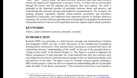 Principii în practică Cum să faci legătura între teoria și expresia creativă 4 Principii în practică: Teoria legăturii și expresia creativă