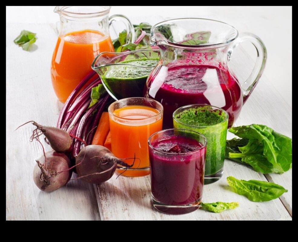 Reîmprospătați și întineriți: Transformați-vă bunăstarea cu sucuri vegetale